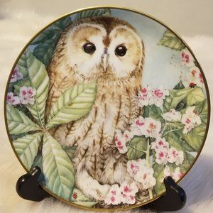 Royal Kendal "The Tawny Owl" Collector Plate Vtg